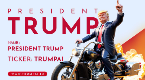 Unleashing President Trump (TRUMPAI) Meme Coin: The Ultimate Digital Token for MAGA Supporters
